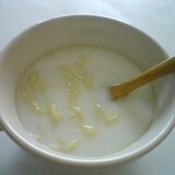 簡単牛乳ラーメン風スープ
